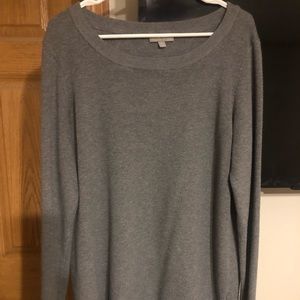 Evolution soft and cozy XL grey knit long sleeve shirt.